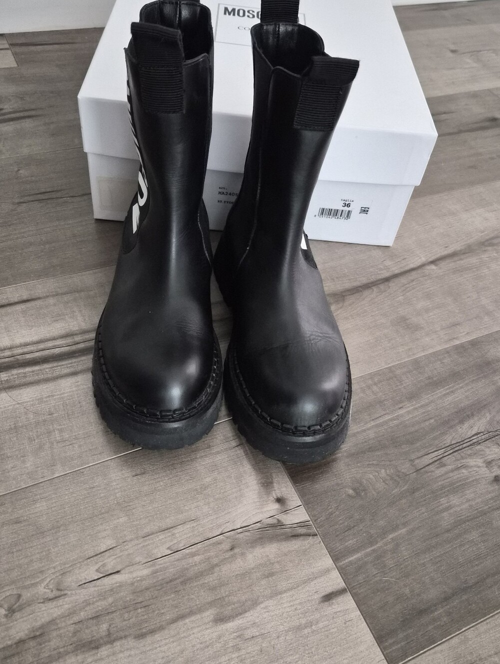 MOSCHINO Combat Boots - Picture 4 of 8